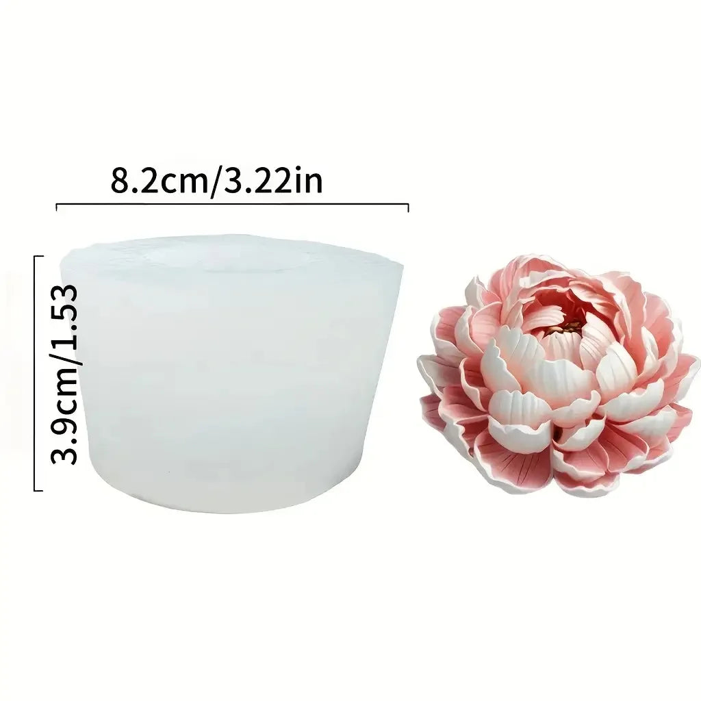 1Resin Flower Mold，Elegant Lotus Silicone Mold，Suitable for gift decoration - Suitable for resin、Clay and Resin Art - Exquisite