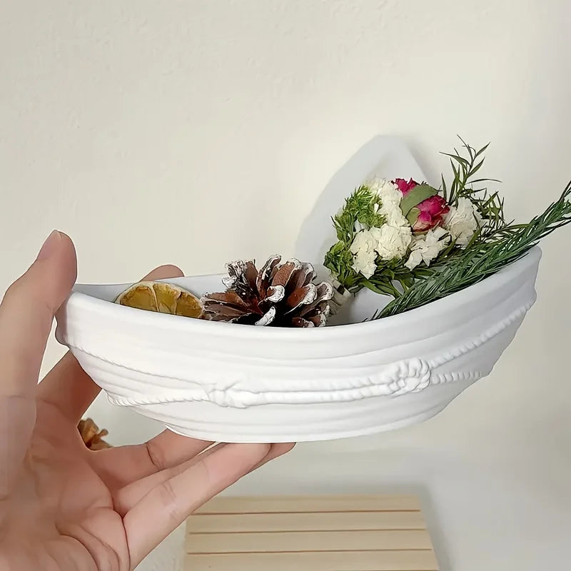 1 resin casting mold for rope knot boats, mirrors, plaster and concrete silicone molds, and flower pot making