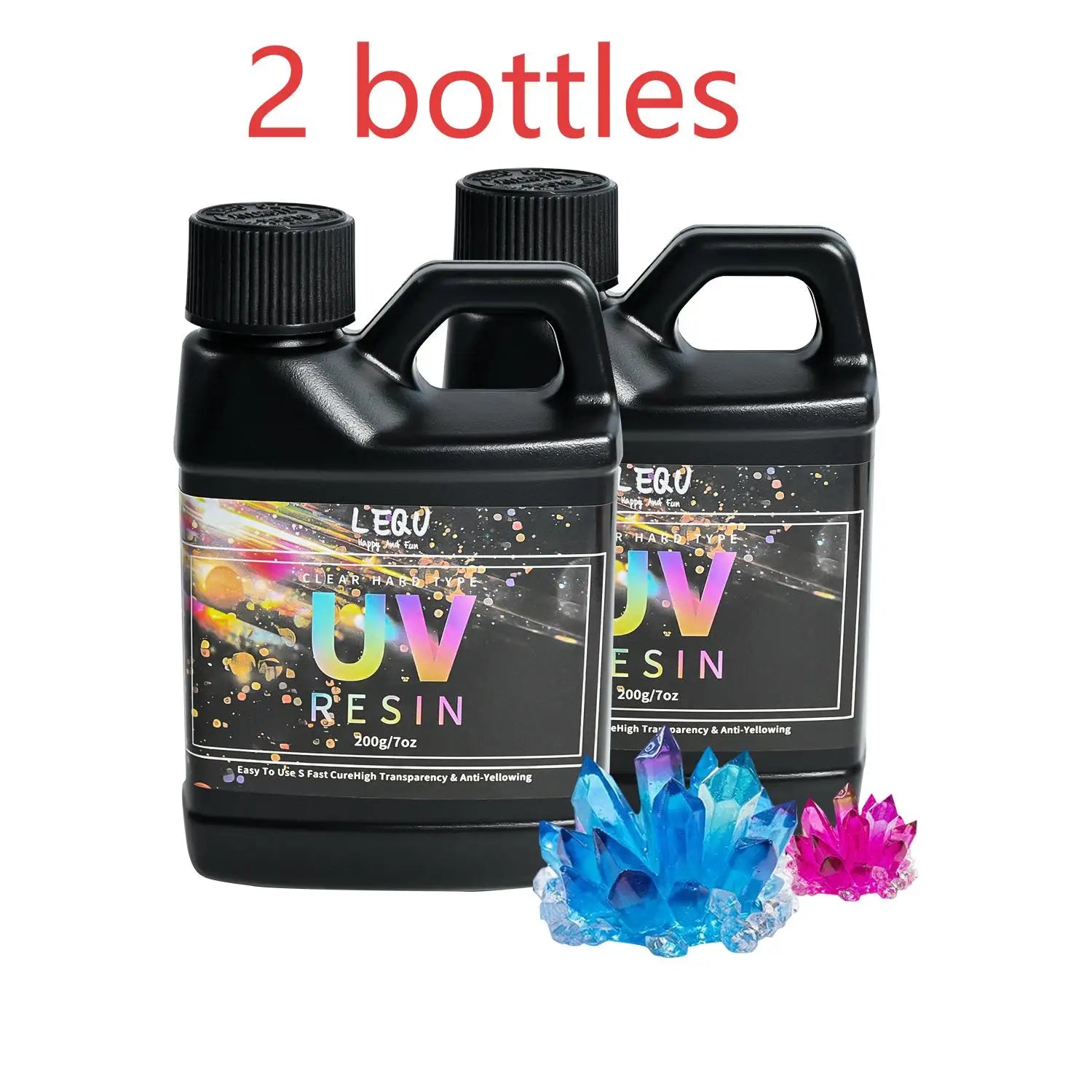 100/200/500/1000g UV Epoxy Resin Glue High Clarity Fast Drying Adhesive High Hardness DIY Supplies For Resin Glue Jewelry Making