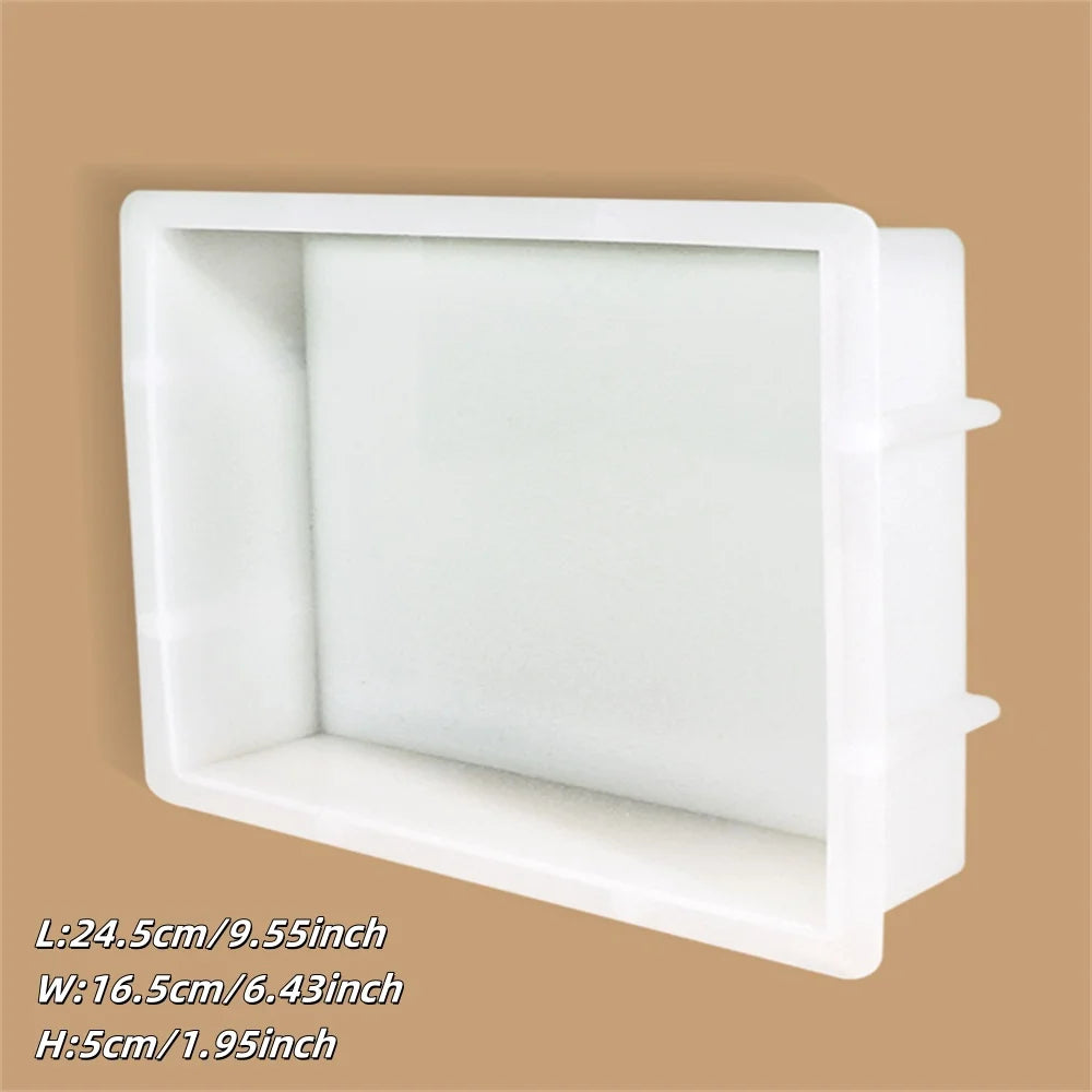 Large Resin Molds Silicone, Epoxy Resin Casting Craft Mold for Flower Preservation Bookends DIY Art Jewelry Making Tools