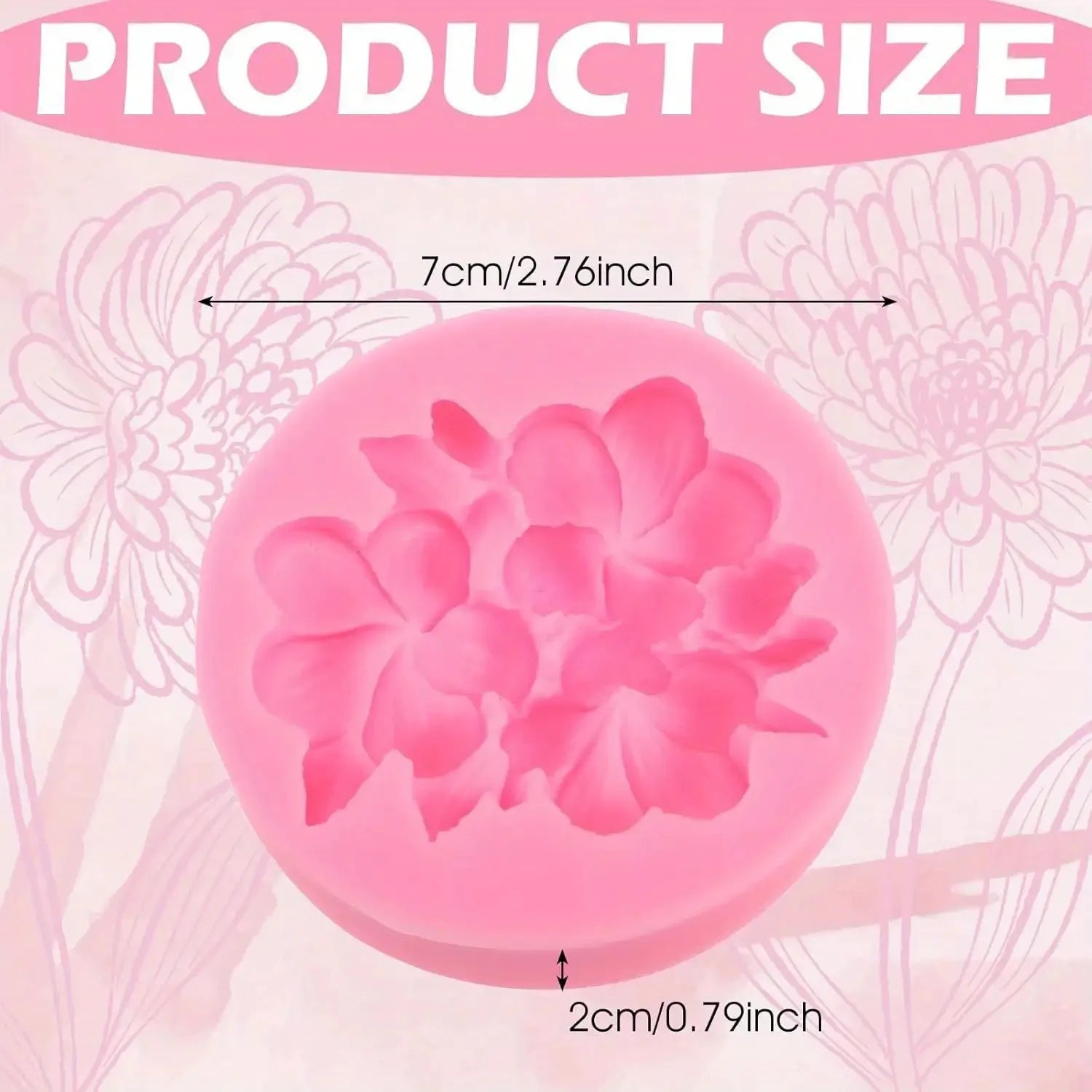 1Resin Flower Mold，Elegant Lotus Silicone Mold，Suitable for gift decoration - Suitable for resin、Clay and Resin Art - Exquisite